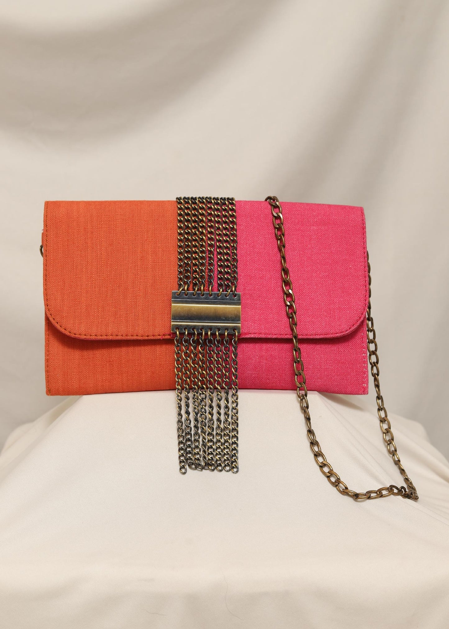 Mia Colour Block Clutch