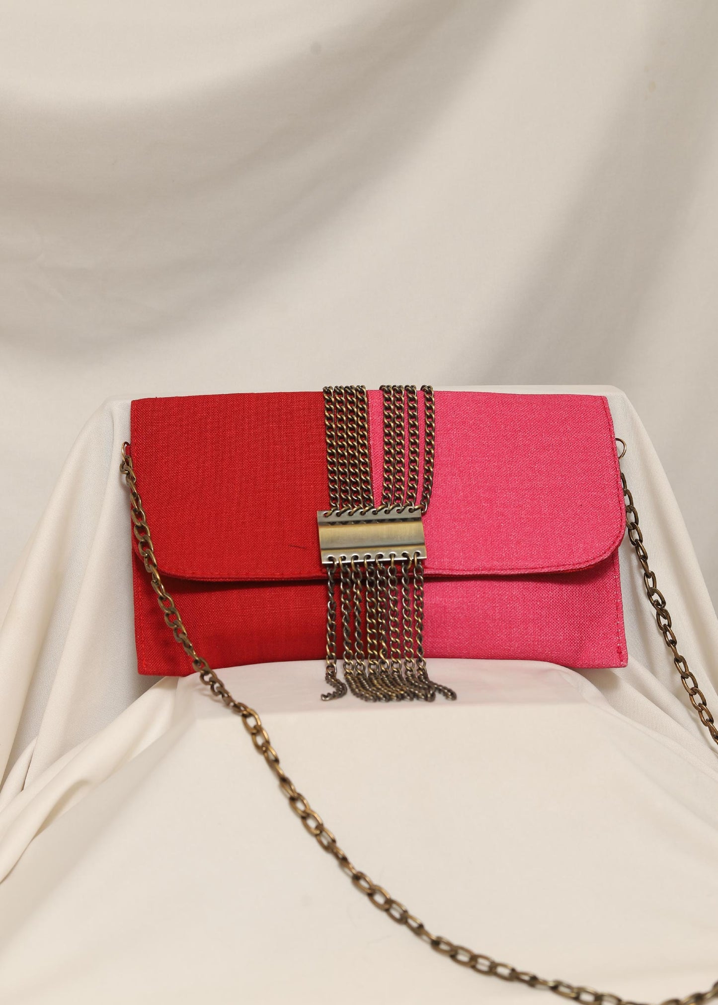 Mia Colour Block Clutch