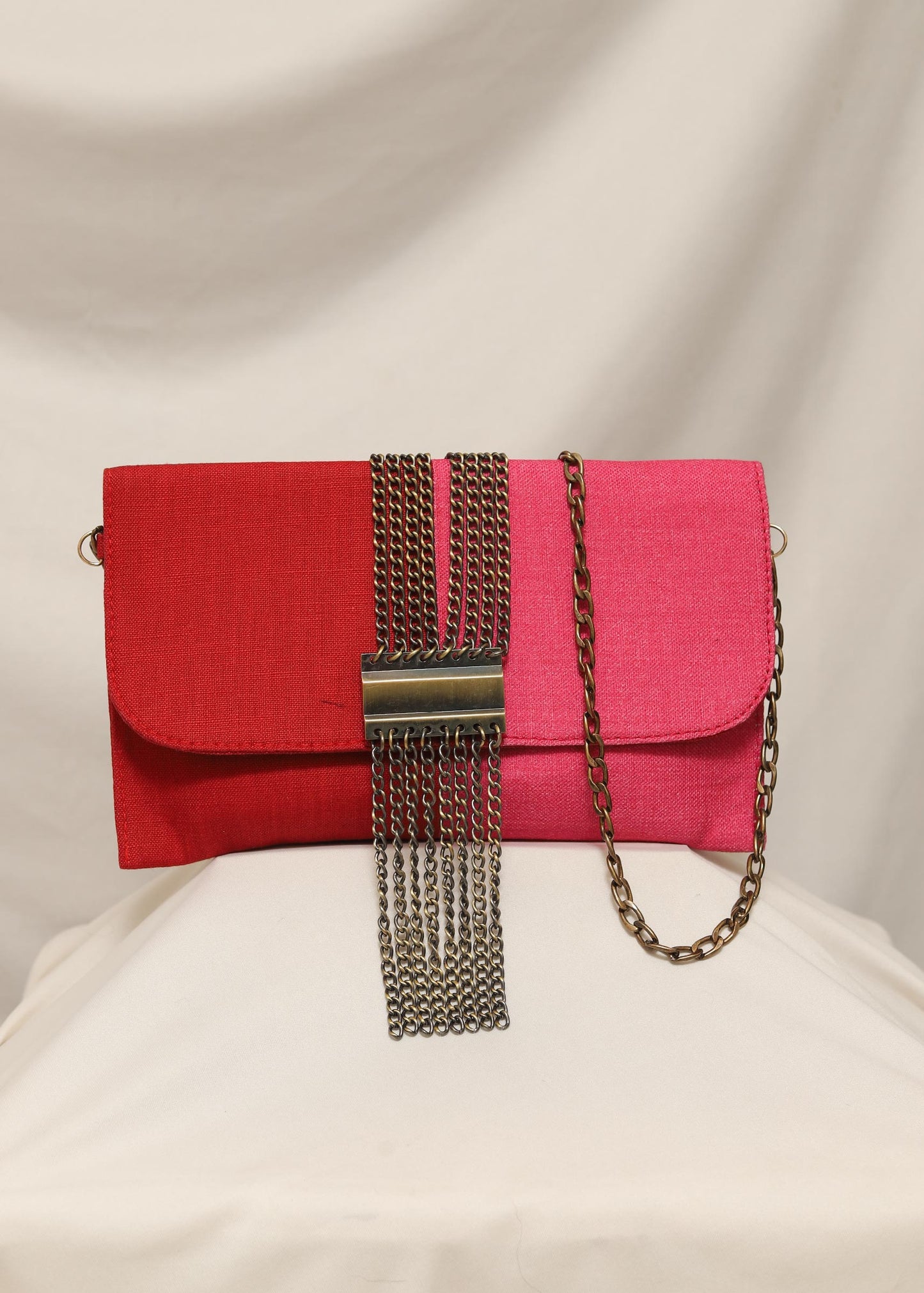 Mia Colour Block Clutch