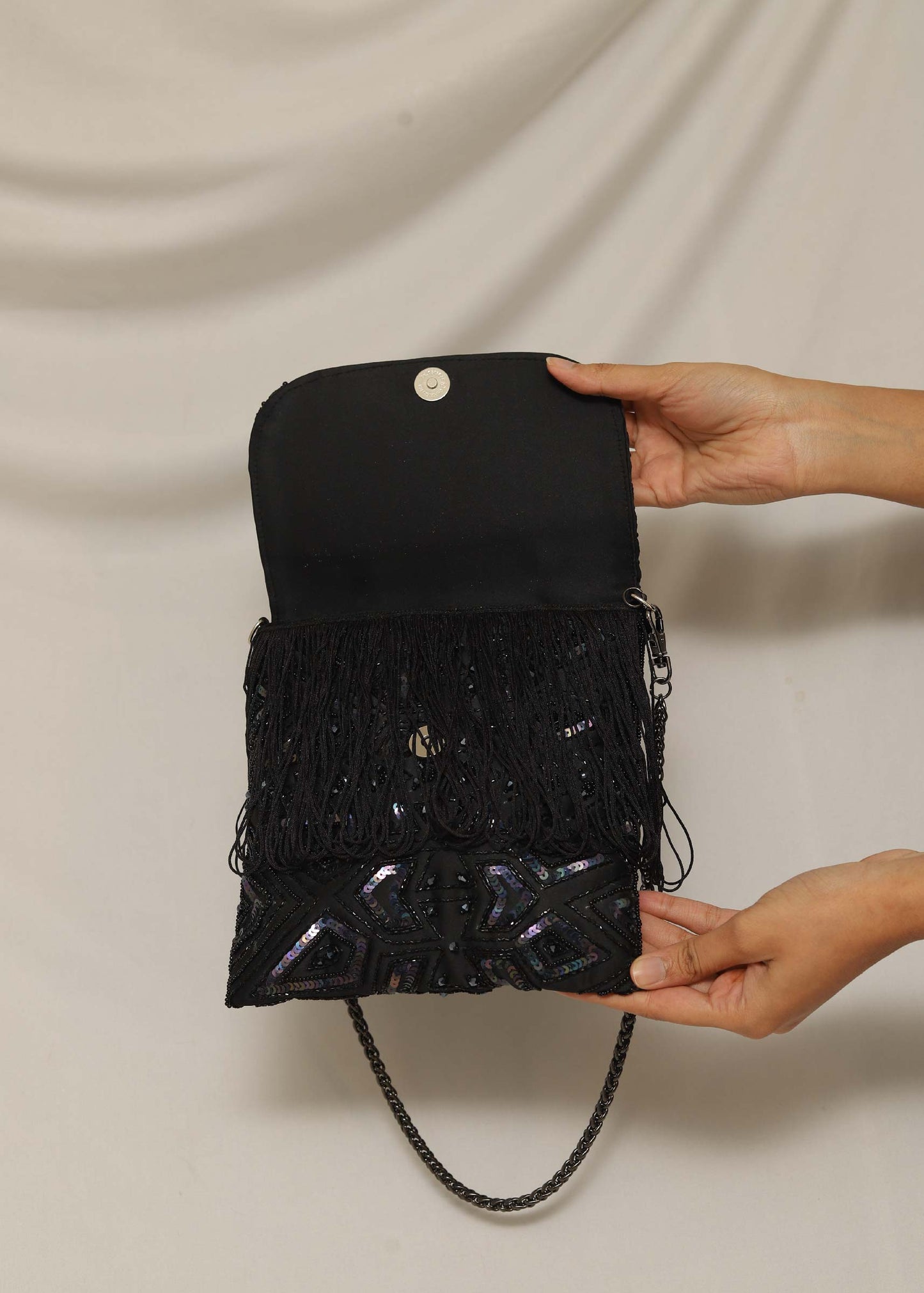 Lava Black Clutch